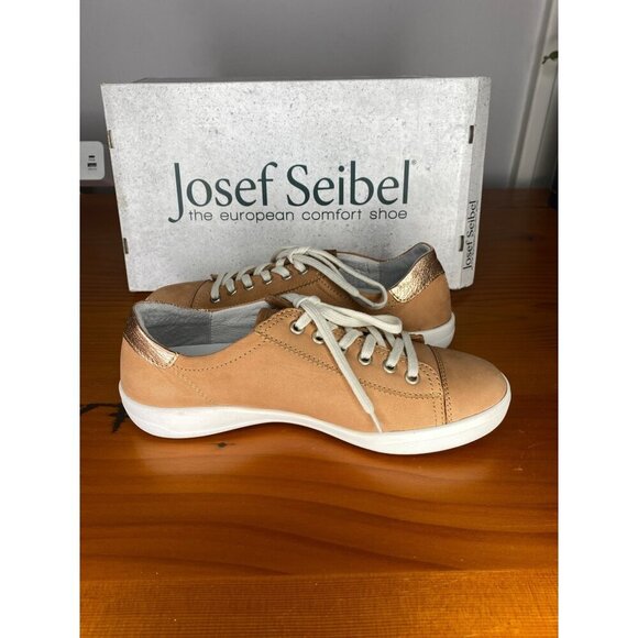 Josef Seibel Womens Leather Low Profile Comfort Sneakers Sina 11 Size 6 EU 37 - Picture 7 of 10